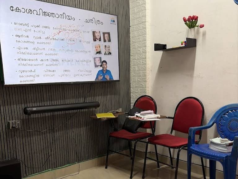 Students studying